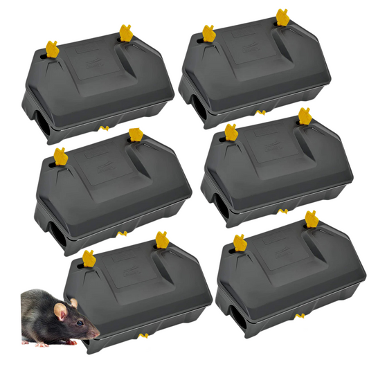 Rat Trap, Rat Bait Station - 6 Pack