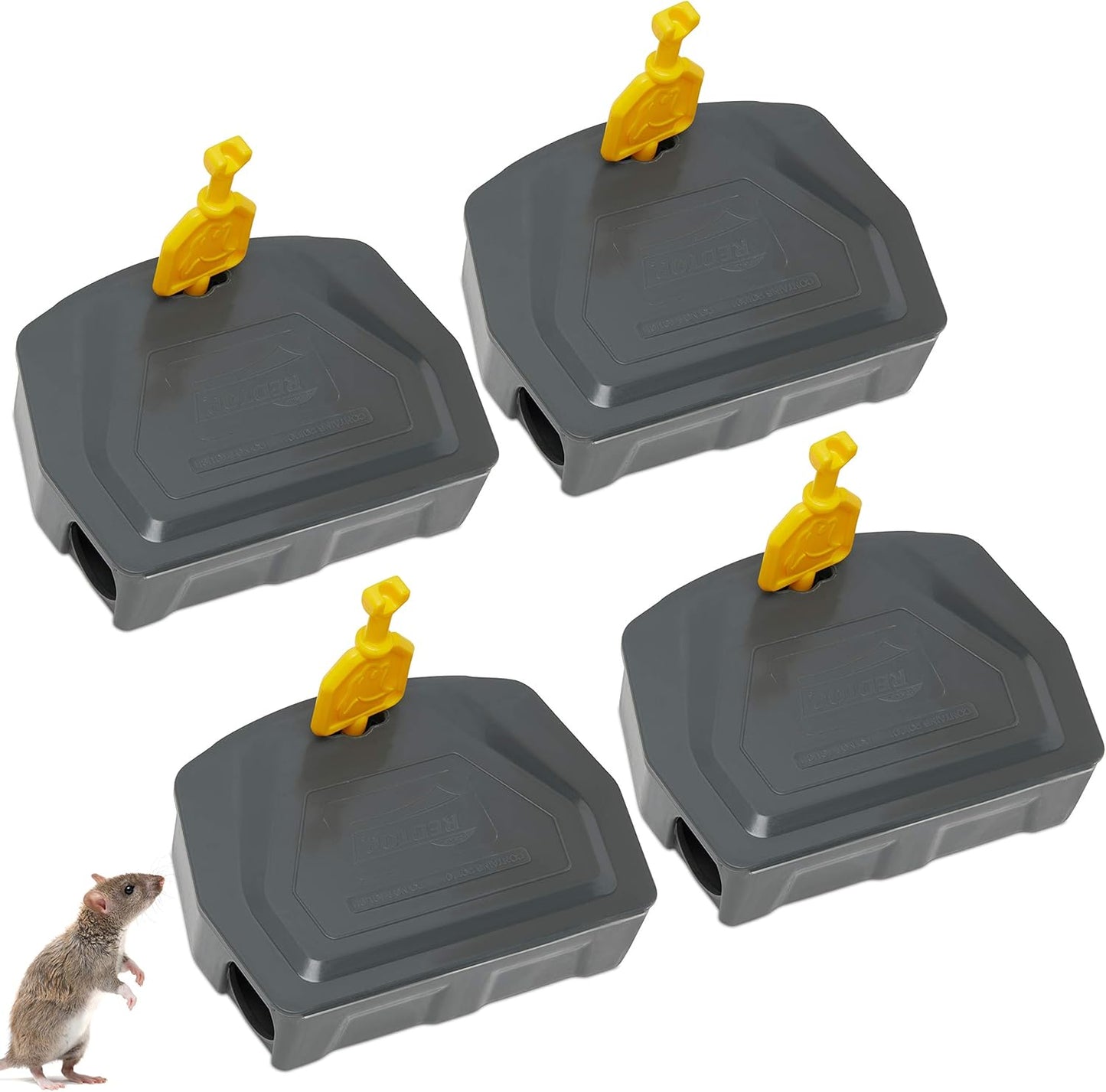 Mouse Trap, Mouse Bait Station - 4 Pack