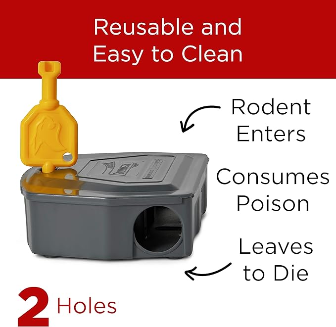 Mouse Trap, Mouse Bait Station - 4 Pack