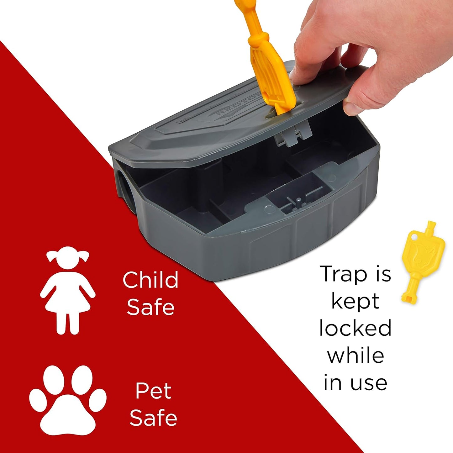 Mouse Trap, Mouse Bait Station - 4 Pack